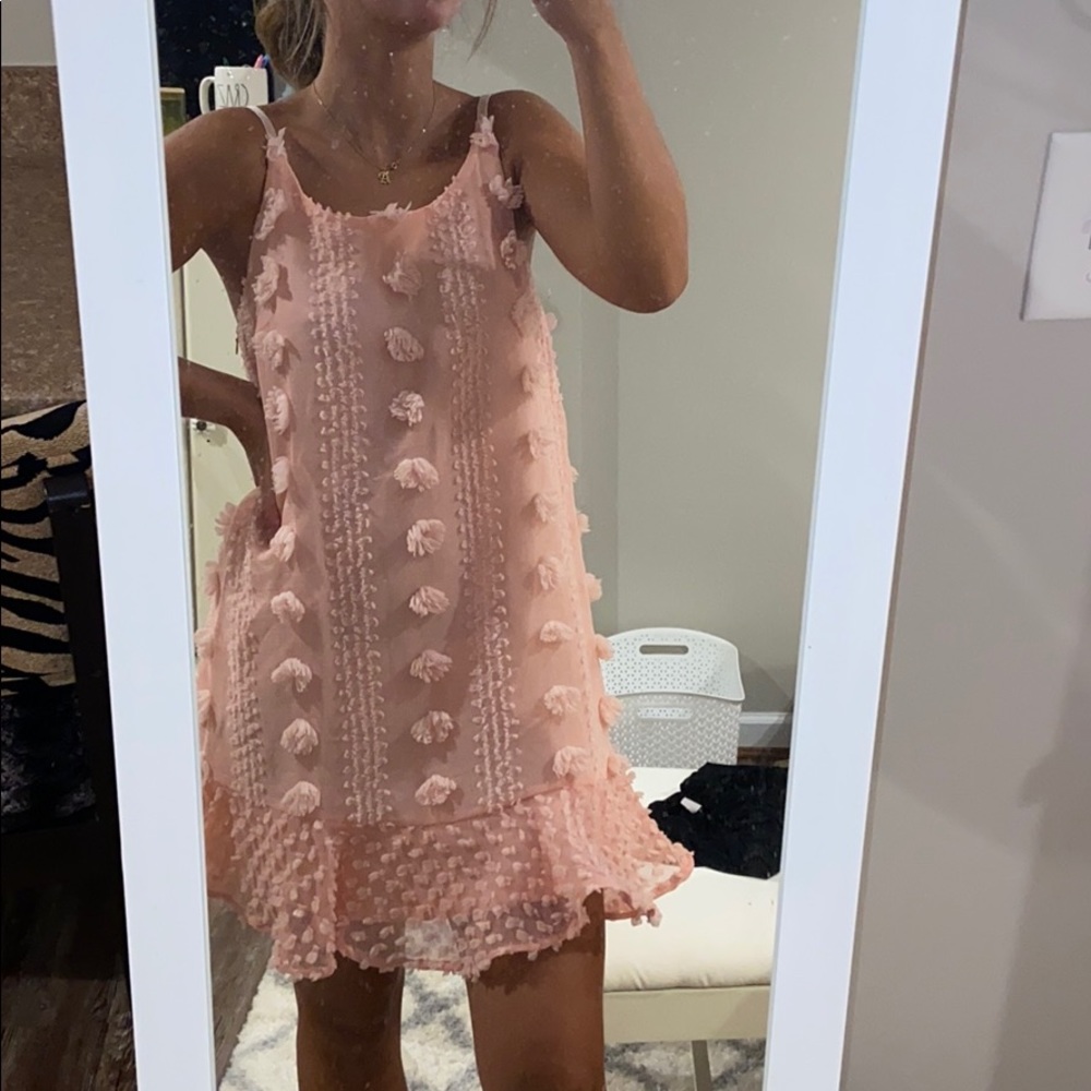 peachy pompom dress - &merici - never worn